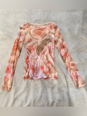 Just in time sheer top